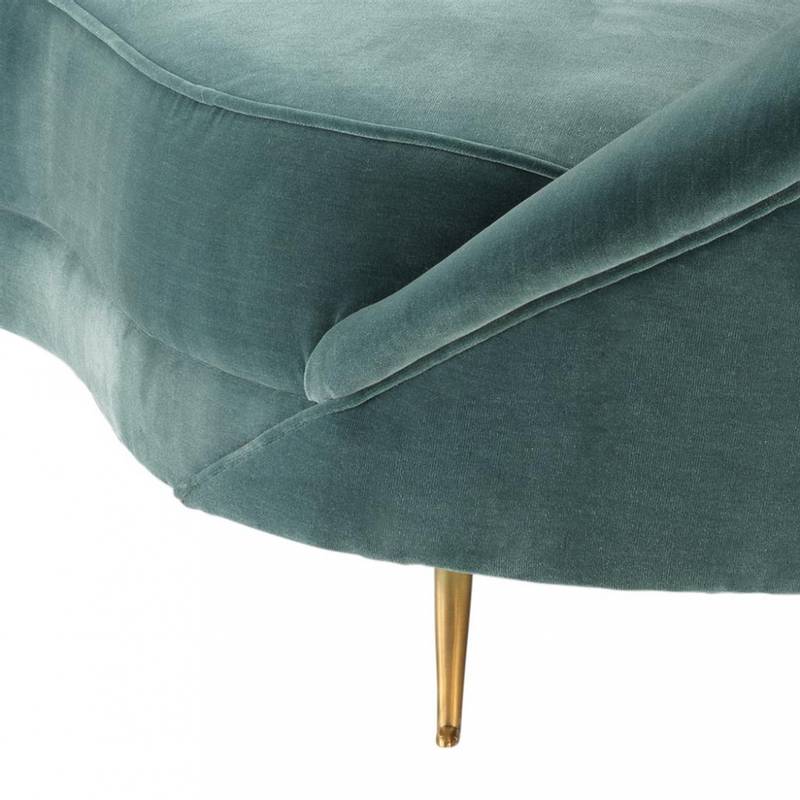 Bilde av Provocateur sofa dyp turkis flyel