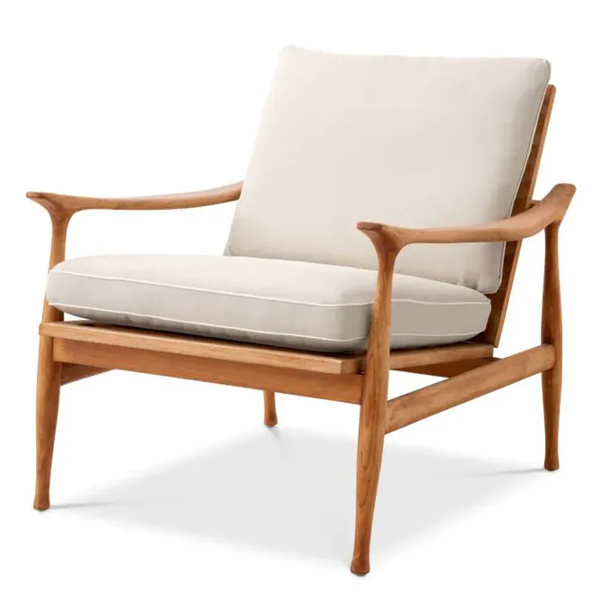 Bilde av Manzo loungestol ute teak 